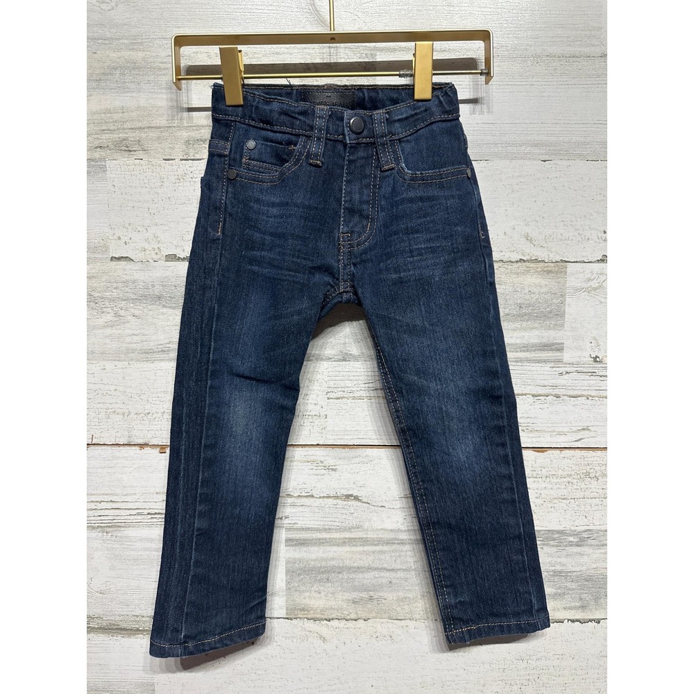Steve's Jeans Denim Pants Boys 2T Dark Wash Adjustable Waist Classic